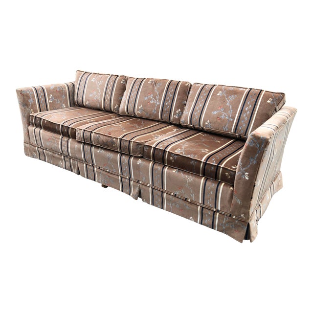 1970s Vintage Broyhill Chinoiserie Velvet Sofa Chairish