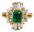 Late 20th Century Colombian Emerald Ring, Size 5 For Sale