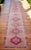Extra Long Vintage Oushak Hand-Knotted Runner This extraordinary extra-long runner rug brings a distinct warmth and...