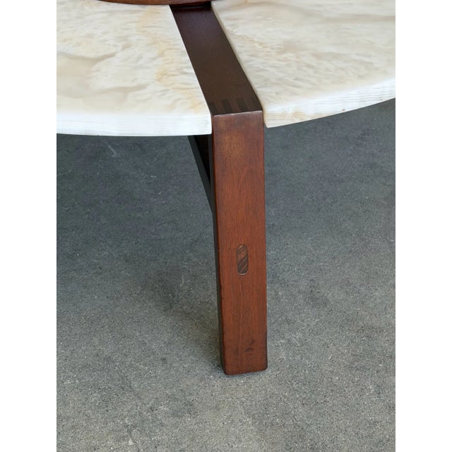 1970s Onyx Coffee Table With Removable Bowl by Edmond Spence For Sale - Image 15 of 18