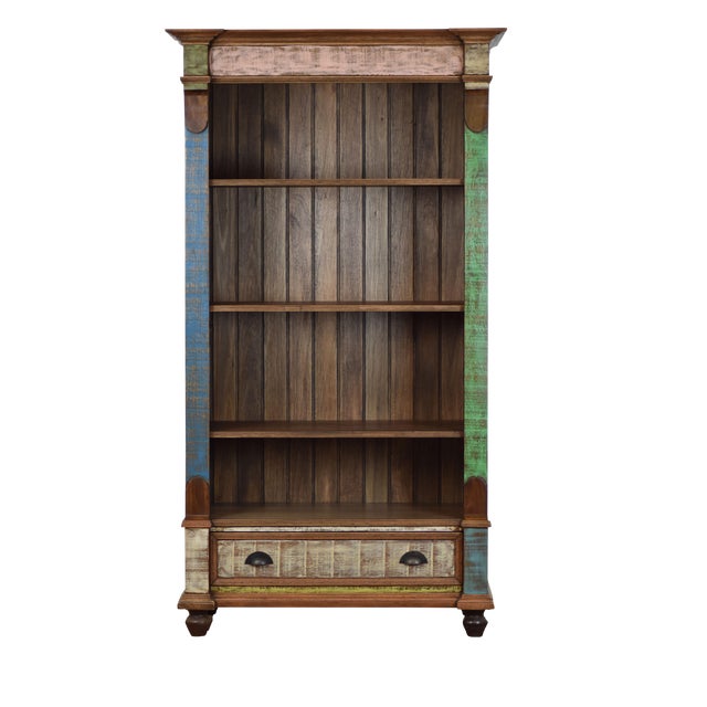 Reclaimed Wood Bookcase Chairish