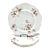 Limoges Haviland Porcelain Dinner Plates – Hand Painted Honeysuckle Floral - Set of 4 For Sale