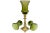 Traditional Green Blown Glass Candle Holders – Set of 3 For Sale - Image 3 of 4