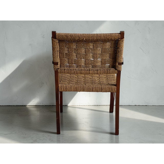 Wood Brutalist Bauhaus Rope Armchairs from Erich Dieckmann, Germany, 1930s For Sale - Image 7 of 15