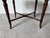 Vintage Henredon / Hekman - Style Faux Bamboo Carved Wood Oval Tray-Top Side Table For Sale - Image 4 of 12