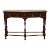 Berkey & Gay Bookmatched Mahogany Gothic Jacobean 32" Accent Console Sofa Table For Sale