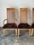 Postmodern Set of 6 Milo Baughman Style Cane Back Burl Dining Chairs by Lane, 1970s For Sale - Image 3 of 18