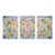 1920 Theater Mountain Construction Modernist Multicolor Fine Art Print Triptych by Paul Klee, 40" X 60" Per Panel For Sale