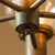Brass 1960s Robert Long 5-Light Solid Brass & Hand-Blown Glass Chandelier, California Modern For Sale - Image 8 of 14