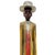 1980s 1980s 7' Ft Tall Hand Carved Wood African Colonial Figure by the Baule Tribe For Sale - Image 5 of 8