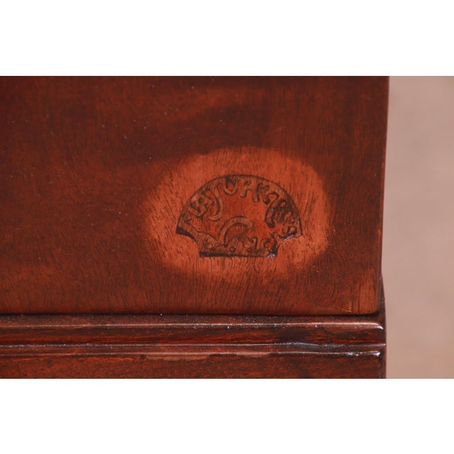 Louis Majorelle Signed Art Nouveau Burled Mahogany Bar Cabinet, Newly Restored For Sale - Image 12 of 13