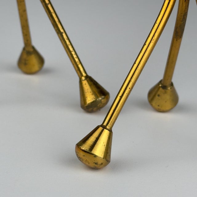 Vintage Metal Table Lamps, Italy, 1950s, Set of 2 For Sale - Image 14 of 15