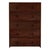 Spritely Home Accent Furniture Lark 36 in. W Rectangular Wood 5 Drawer Dresser/Chest of Drawers, Walnut For Sale - Image 4 of 8