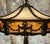 Cream 1900s Stately Bradley and Hubbard Slag Glass Lamp For Sale - Image 8 of 18