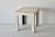 Modern Off- White End Table For Sale - Image 11 of 15