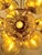 Metal 21st Century Ovale Natural Brass Amber Bubbles Murano Sputnik Chandelier by Fabio LTD For Sale - Image 7 of 8