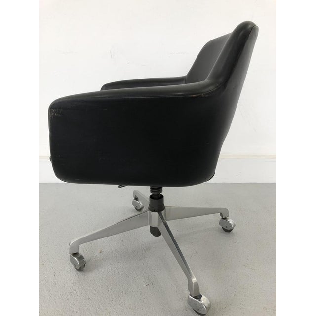 Leather Office Chair, 1960s For Sale - Image 6 of 15