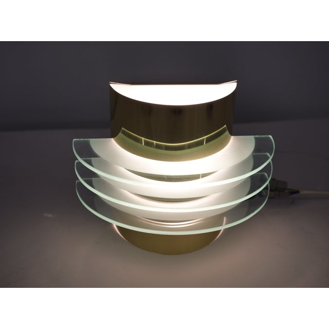 True vintage design wall lamp "Drittel" by Ikea, 1980s. True vintage wall lamp "Drittel" by Ikea, 1980s. Curved metal body...