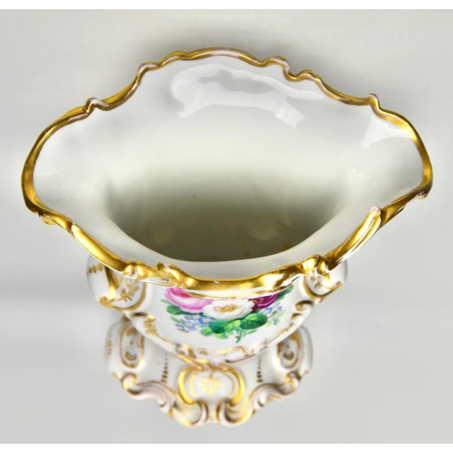Ceramic 19th Century Rococo Revival Painted KPM Berlin Porcelain Vase For Sale - Image 7 of 9