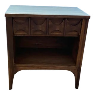 Kent Coffey Perspecta Walnut Nightstand For Sale