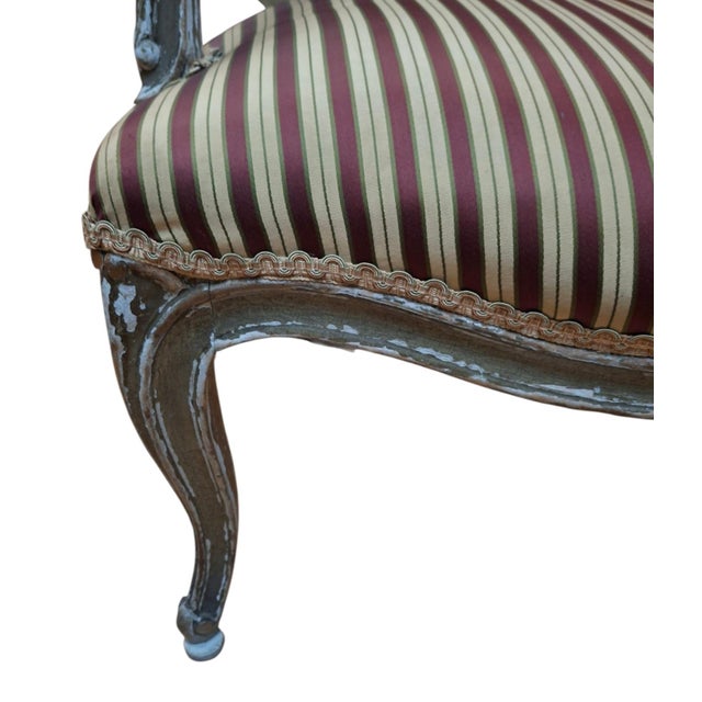 Pair of Late 18th-Early 19th C. Louis XV Style Child's Fauteuils For Sale - Image 13 of 15