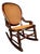 American Victorian Walnut Cane Side Chair (Circa 1880) For Sale