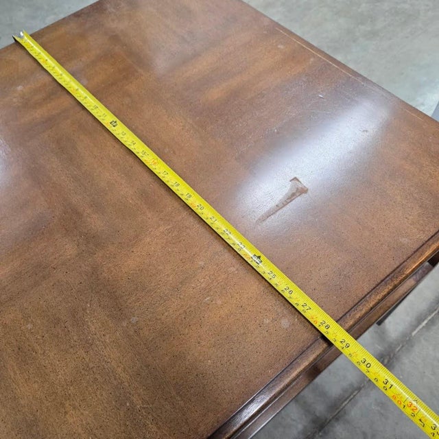 Charak Modern Tommi Parzinger Charak Modern Patchwork Mahogany Table For Sale - Image 4 of 7