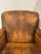 Mid 20th Century Vintage Brown Leather Chair For Sale - Image 9 of 14