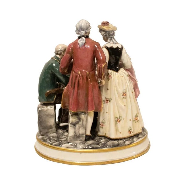 20th Century Enamelled Porcelain Decorative Sculpture by Artist Salvador Mallol, Spain, 1950s For Sale - Image 4 of 7