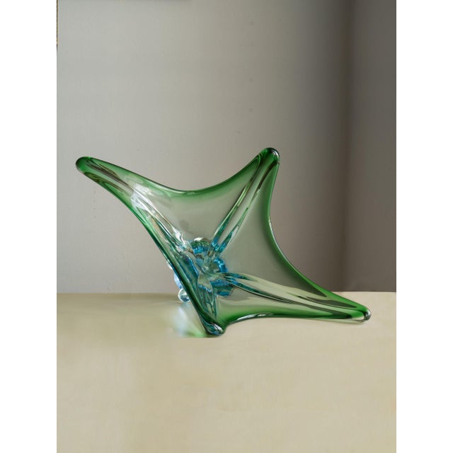 Mid-Century Modern Murano Sommerso Glass Centerpiece, 1960s For Sale - Image 3 of 10