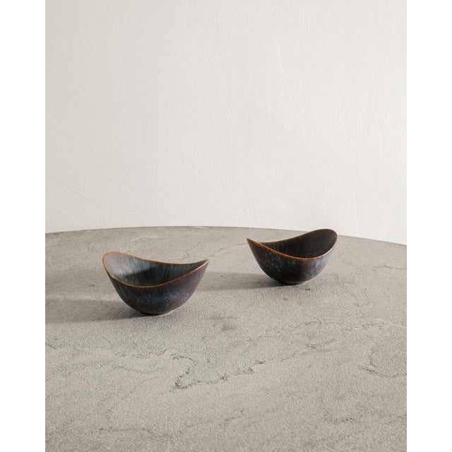 Mid-Century Swedish Aro Ceramic Bowls by Gunnar Nylund for Rörstrand, 1950s, Set of 2 For Sale - Image 6 of 6