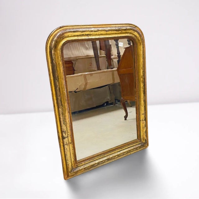 19th Century Louis Philippe Gilt Mirror For Sale - Image 10 of 12