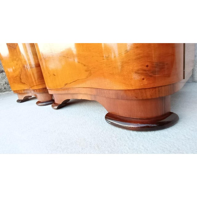 Jindrich Halabala Bedside Tables by Jindrich Halabala for Up Závody, 1950s, Set of 2 For Sale - Image 4 of 18