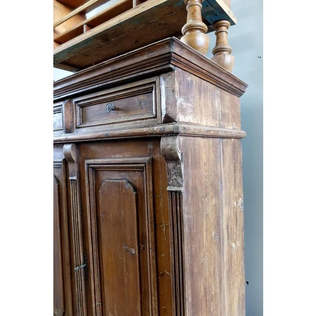 Wood Antique Austrian Fir Sideboard, 1890s For Sale - Image 7 of 11