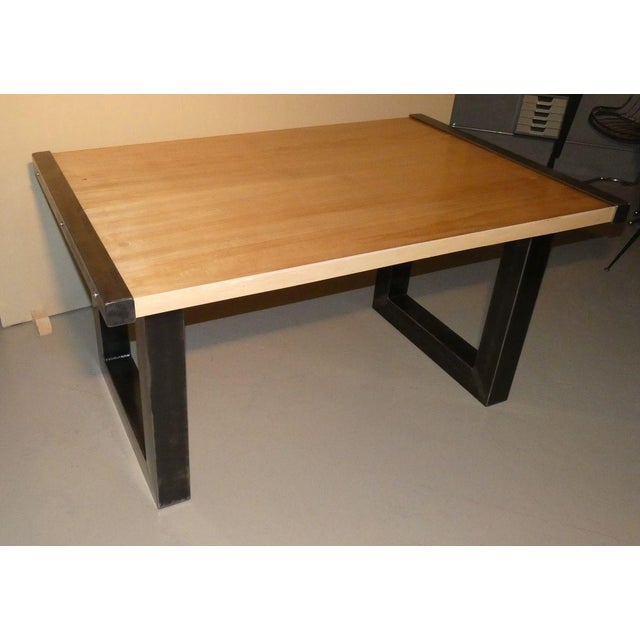 Italian Industrial Maple Dining Table from Officina di Ricerca, 1990s For Sale - Image 11 of 18