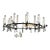 Jonathan Browning Industrial Restoration Hardware Fontanelle Round Chandelier For Sale