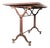 French Intricate Relief Cast Base Table, 1940s For Sale