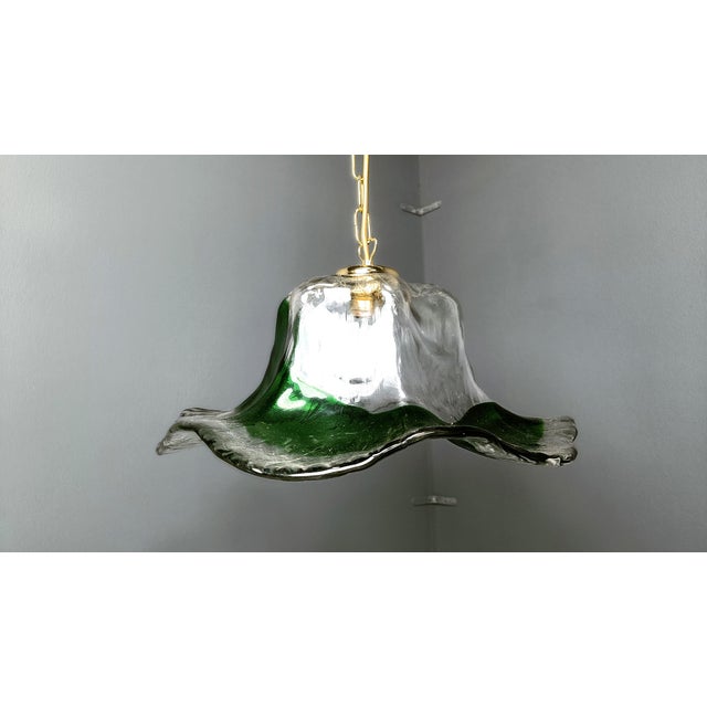 Vintage Murano Glass Pendant Light from Mazzega, 1960s For Sale - Image 7 of 11