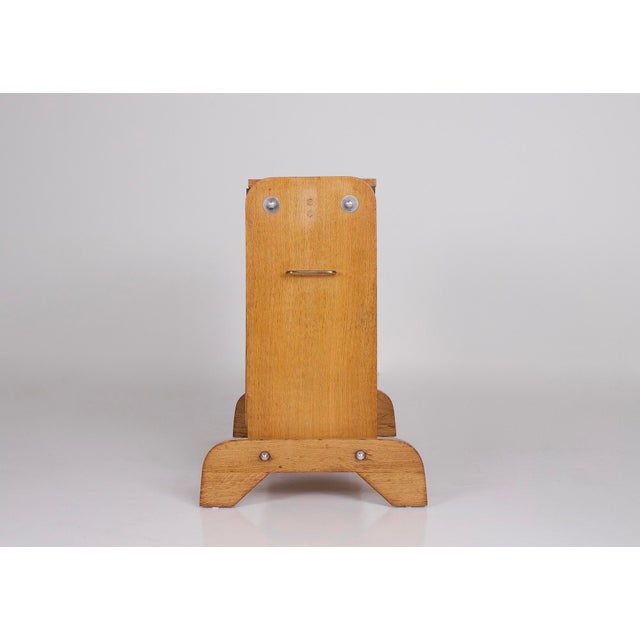 Wood Retractable Oak Desk from Raclem, 1950s For Sale - Image 7 of 18