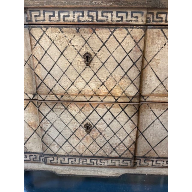 2000 - 2009 Pair of German Neo-Classical Painted Bed Side Tables For Sale - Image 5 of 6