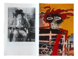 Jean Michel Basquiat Vintage 1992 Whitney Retrospective Art Exhibition Pamphlet