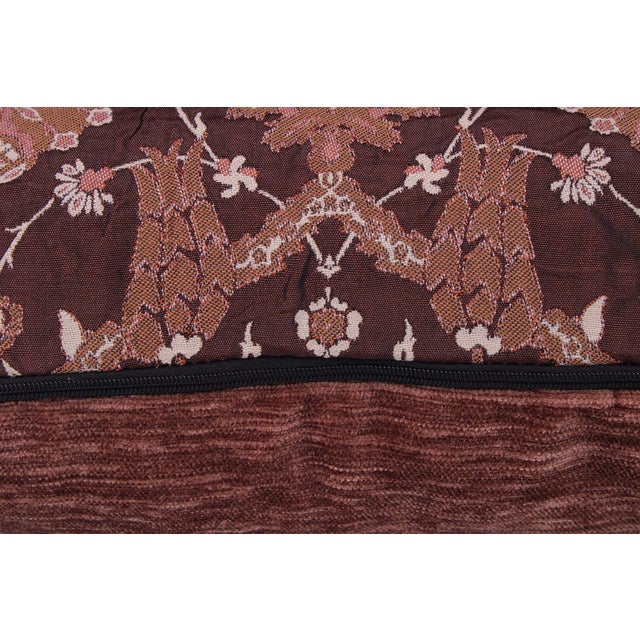 Elegant Suzani Floral Turkish Decorative Pillow For Sale In New York - Image 6 of 10