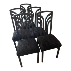 1980s Postmodern Dining Chairs - Set of 5