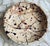 Stylish Modern Limestone Indoor/Outdoor Nouveau Bowl, showroom floor sample