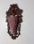 Antique Black Forest Carved Walnut Wall Pocket With Female Portrait For Sale - Image 4 of 9