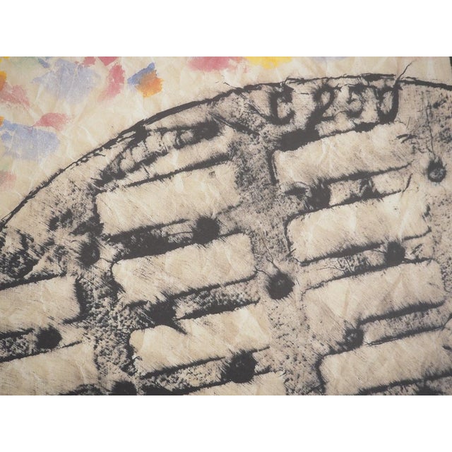 Paper Bouches et Grilles Poster after Pierre Alechinsky For Sale - Image 7 of 10