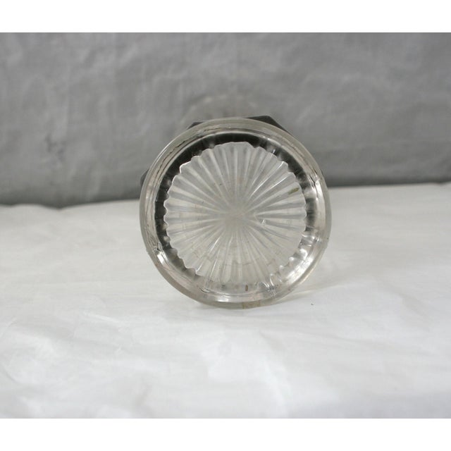 Early 20th Century Fostoria 1002 Clear Glass Swung Vase Scalloped Rim Ribbed Body Starburst Base For Sale - Image 10 of 10