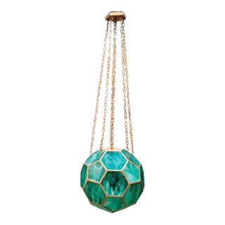 Contemporary Marjorie Skouras 24" Honeycomb "La Menthe" Lantern For Sale