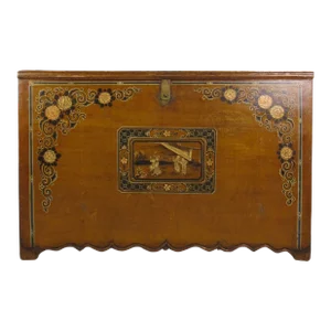 Mongolia Antique Trunk Cabinet