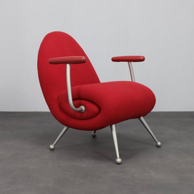 Chiocciola Lounge Chair by Roberto Semprini for Arredaesse, 1994 For Sale - Image 11 of 11